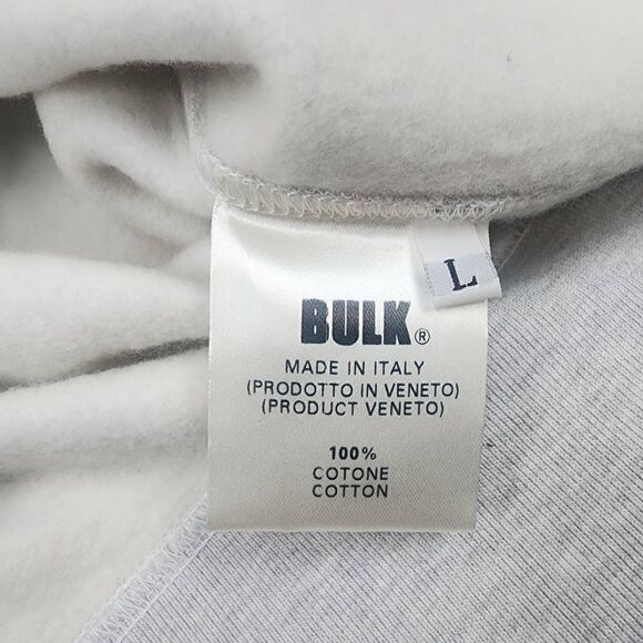 New Bulk Men L Large Grey Sweater Pullover Comfortable Long Sleeve Sweatshirt - Picture 9 of 10